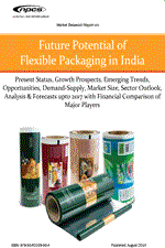 Market Research Report on Future Potential of Flexible Packaging in India- Present Status, Growth Prospects, Emerging Trends, Opportunities, Demand-Supply, Market Size, Sector Outlook, Analysis & Forecasts upto 2017, Financial Comparison of Major Players