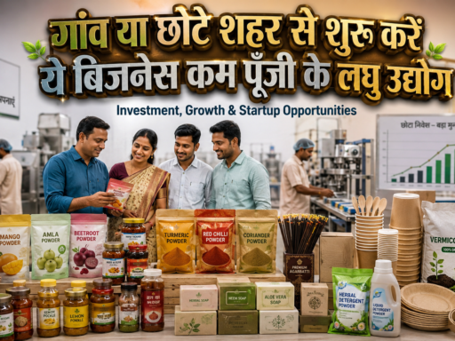 गांव या छोटे शहर से शुरू करें ये बिजनेस