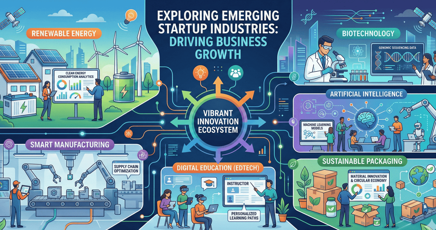 10 Booming Sectors in Emerging Industries for Startups