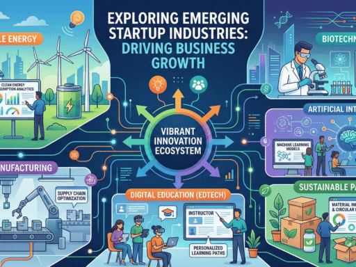 10 Booming Sectors in Emerging Industries for Startups