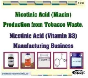 Nicotinic Acid (Niacin) Production from Tobacco Waste