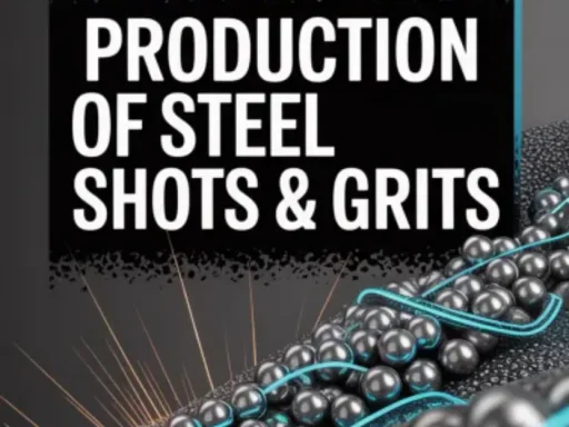 Production of steel shots & grits