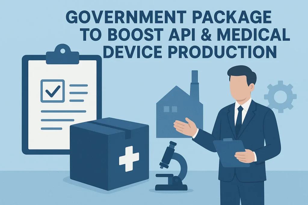 Government package to boost API & medical device production