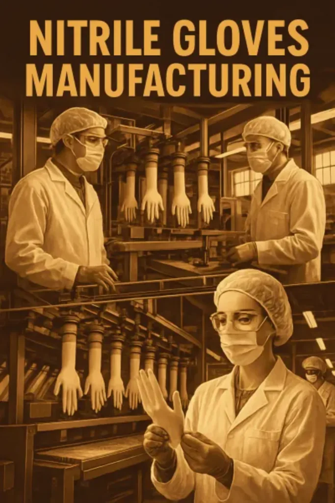 Nitrile gloves manufacturing