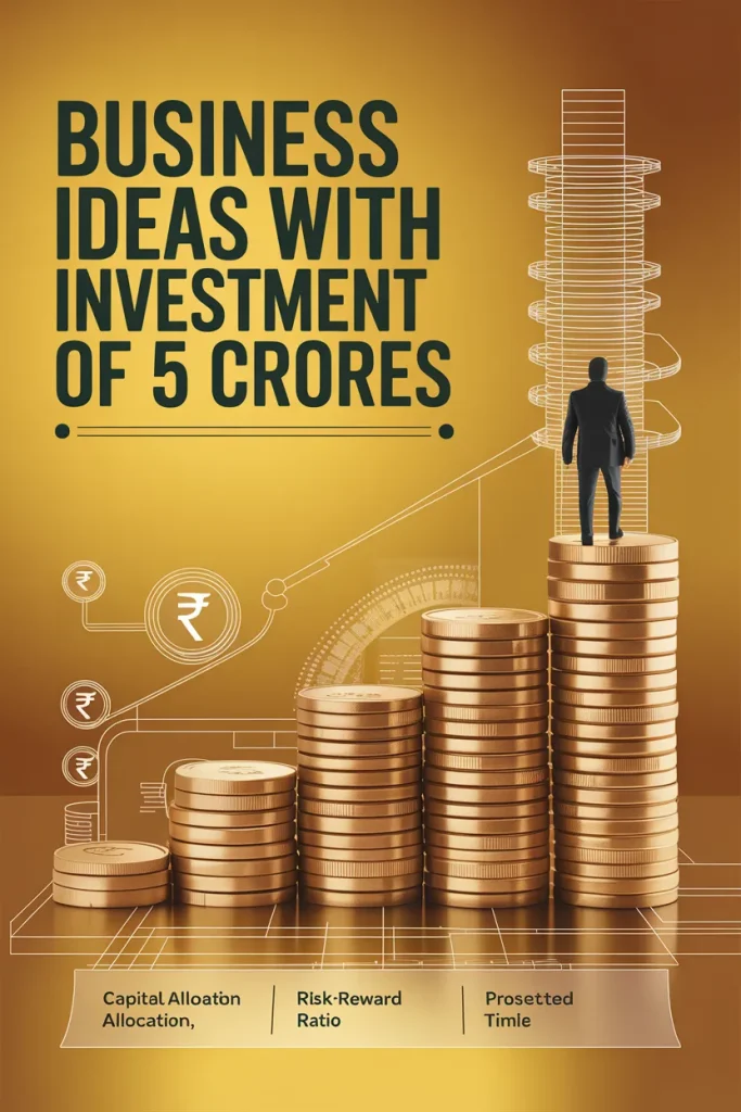 business ideas with investment of 5 crores