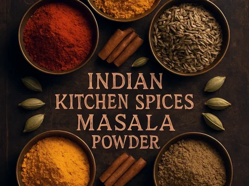 Indian kitchen spices masala powder