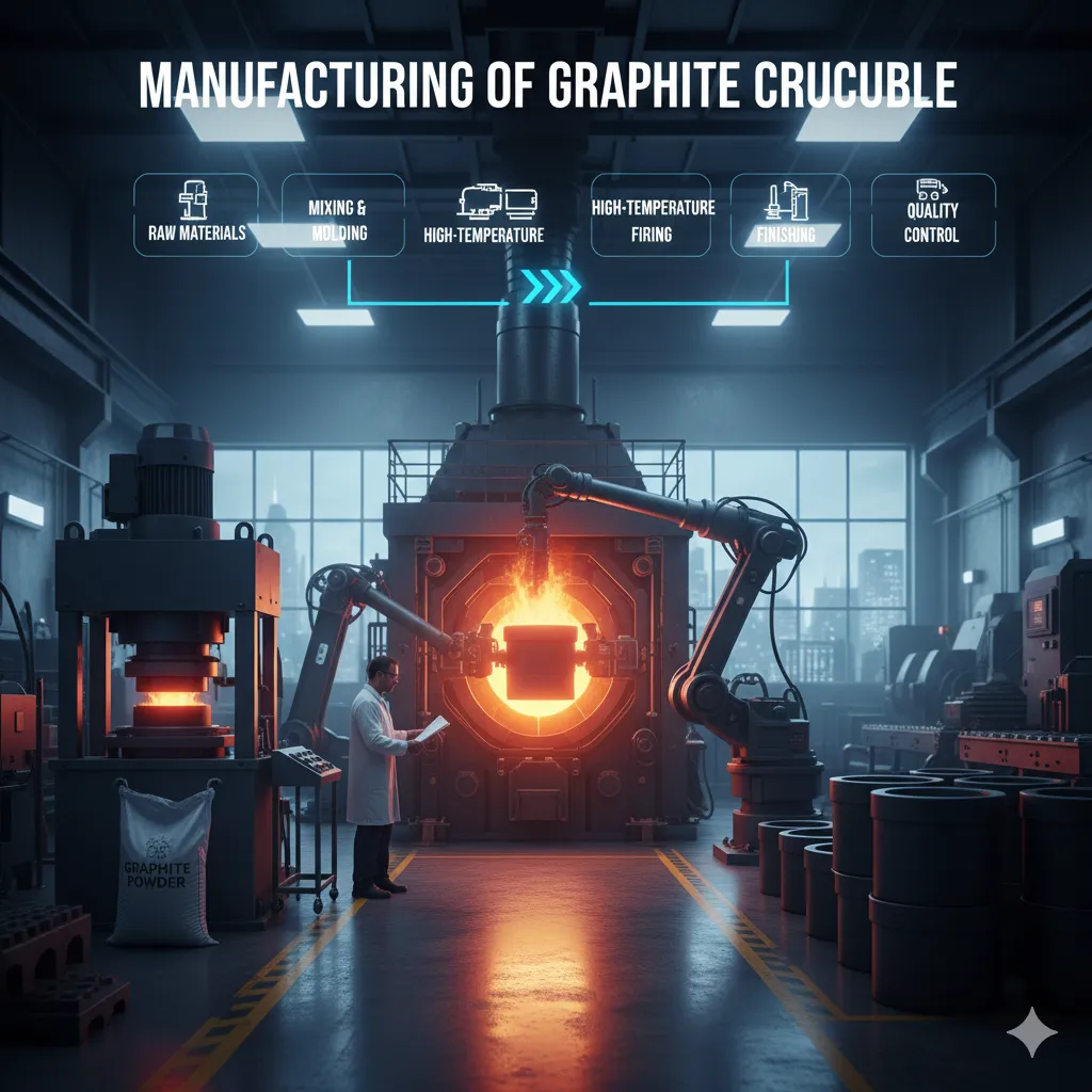 Manufacturing of Graphite Crucible