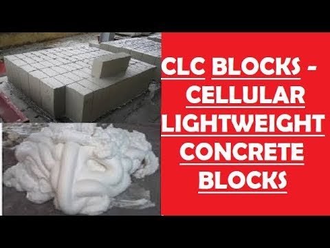 Formulation and Manufacturing Process of Cellular Light Weight Concrete ...