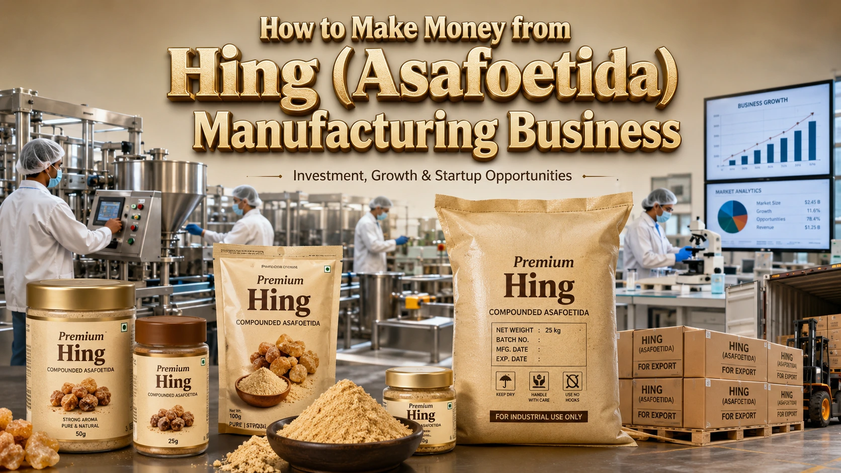Hing manufacturing business in India