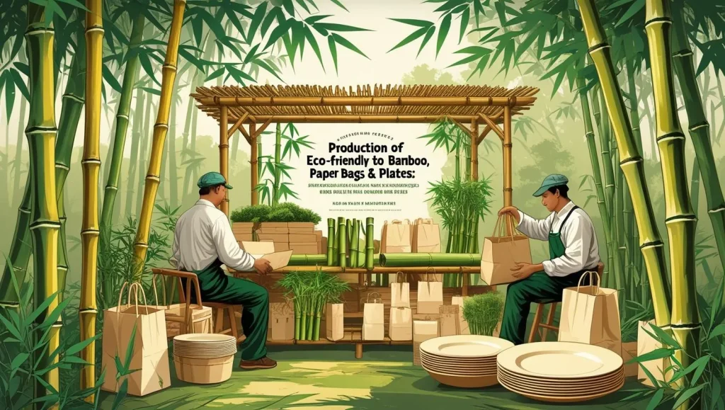Production of Eco Friendly Bamboo Based Products: Tissue Paper, Paper Bags & Plates