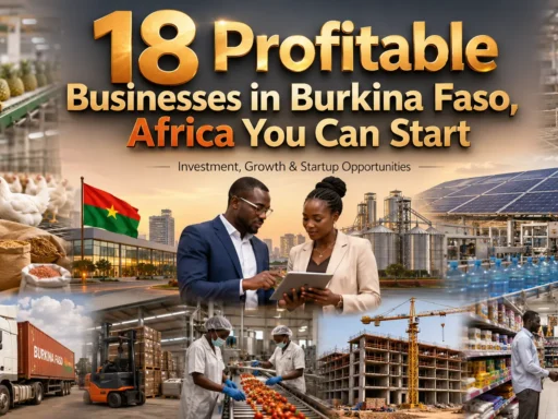 Profitable Businesses in Burkina Faso: 18 Best Investments