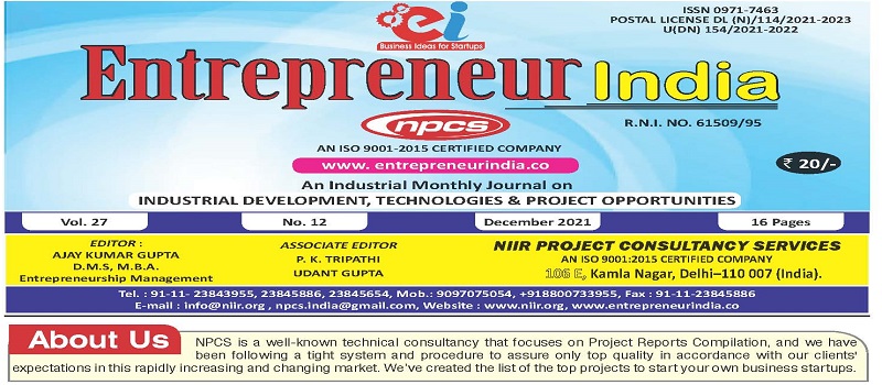 Entrepreneur India Monthly Magazine_niir.org