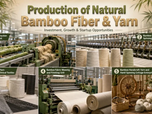 Natural Bamboo Fiber & Yarn Business
