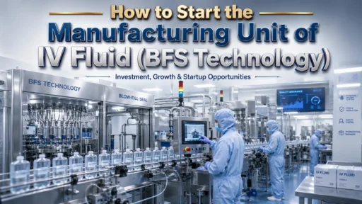 IV Fluid Manufacturing Plant in India (BFS Technology)