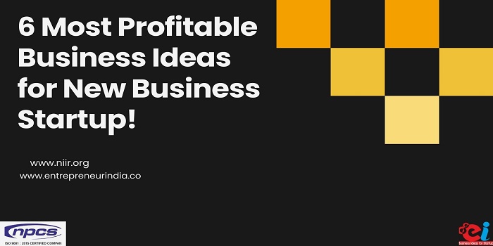6 Most Profitable Business Ideas for New Business Startup! Niir