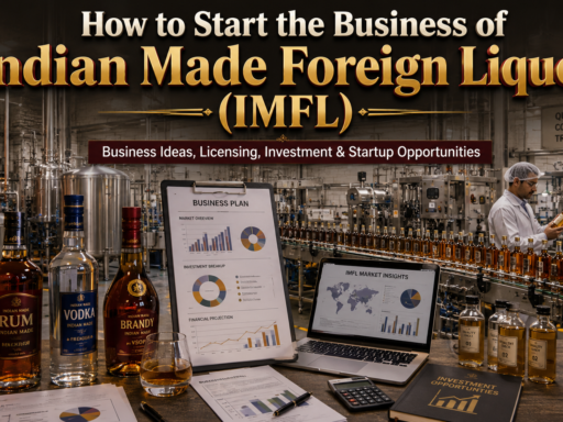 Indian Made Foreign Liquor (IMFL) manufacturing plant and liquor production process in India