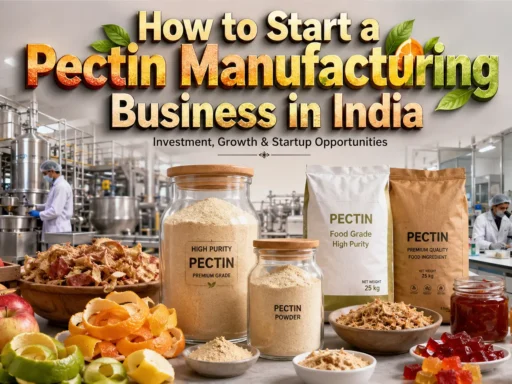 Pectin Manufacturing Business in India: Government Subsidy