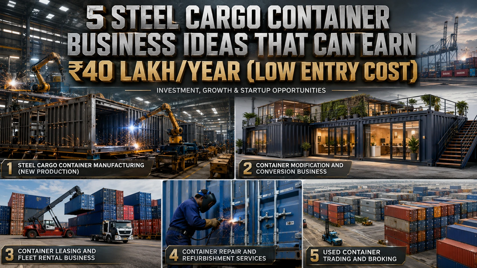 Steel Cargo Container Business