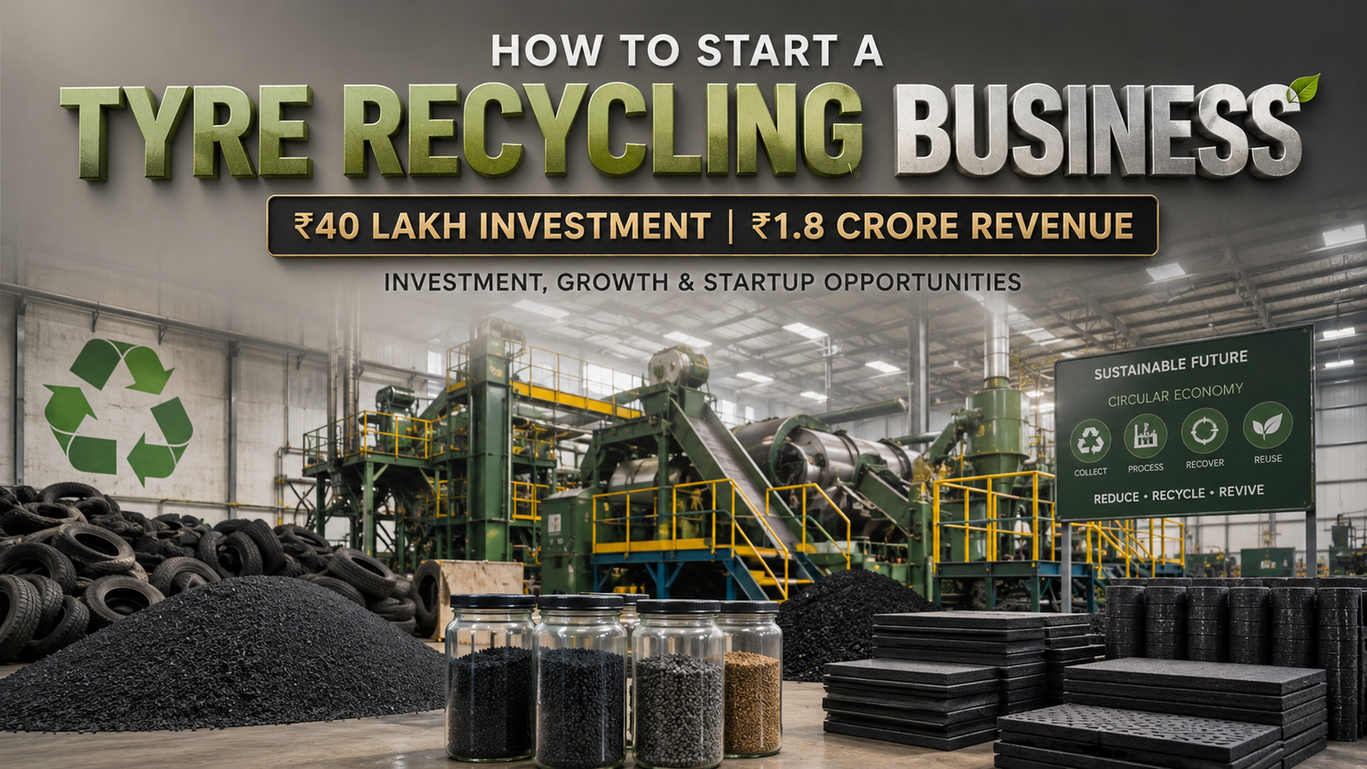 Tyre Recycling Business in India