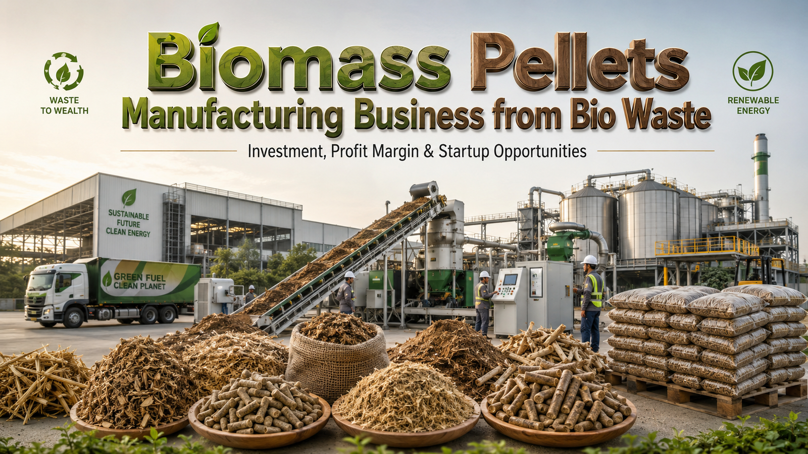 Biomass Pellet Manufacturing Business in India