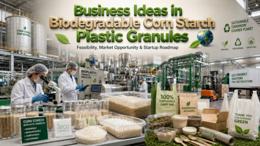 Biodegradable corn starch plastic