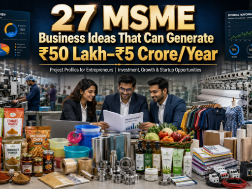 Profitable MSME Business Ideas