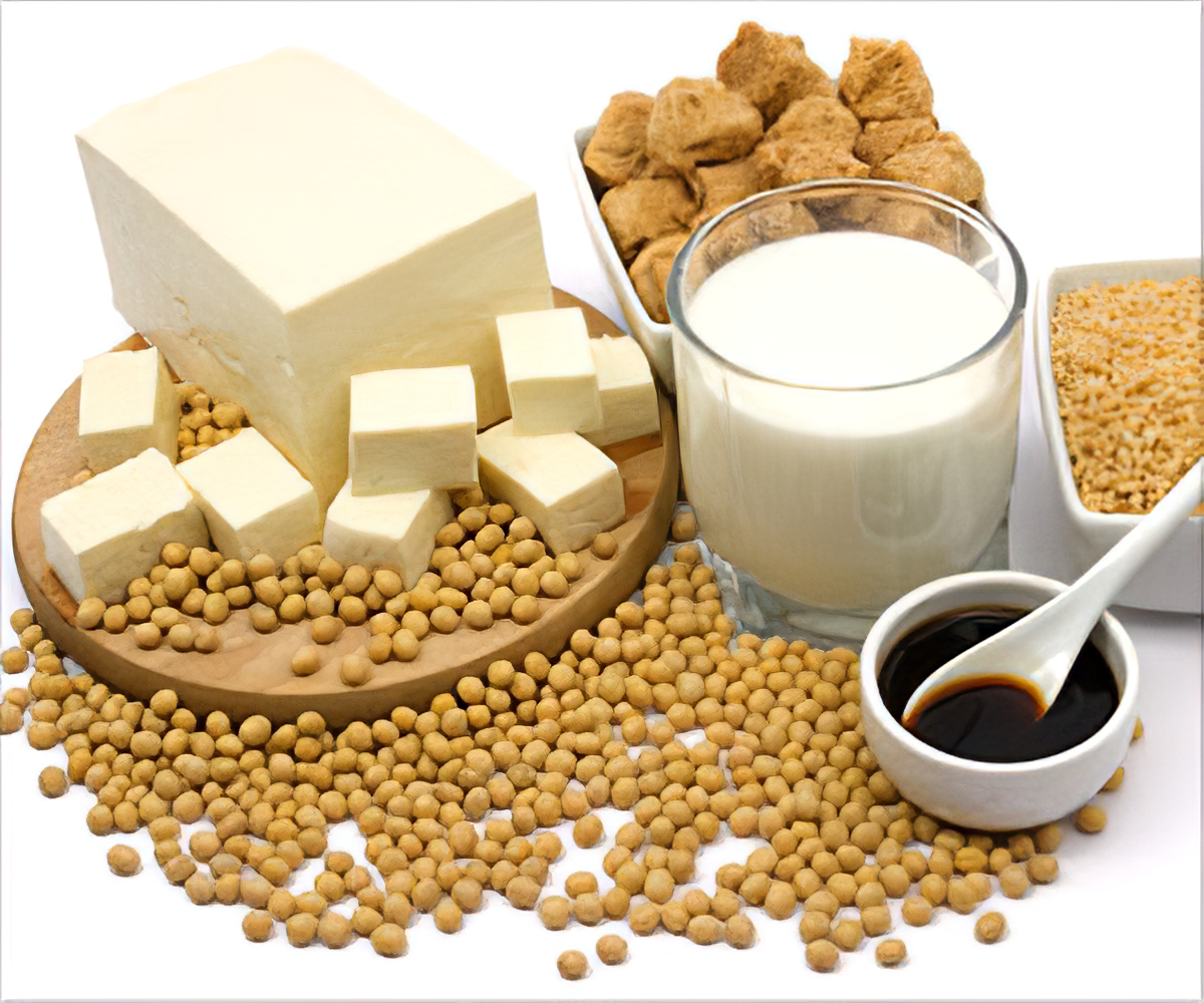 Soybean is high in protein, low in fat, and a good source of essential  amino acids.