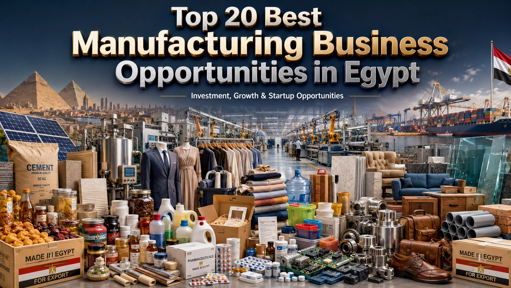 Manufacturing business opportunities in Egypt