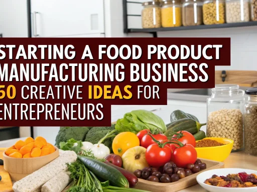 Food Products Manufacturing Business