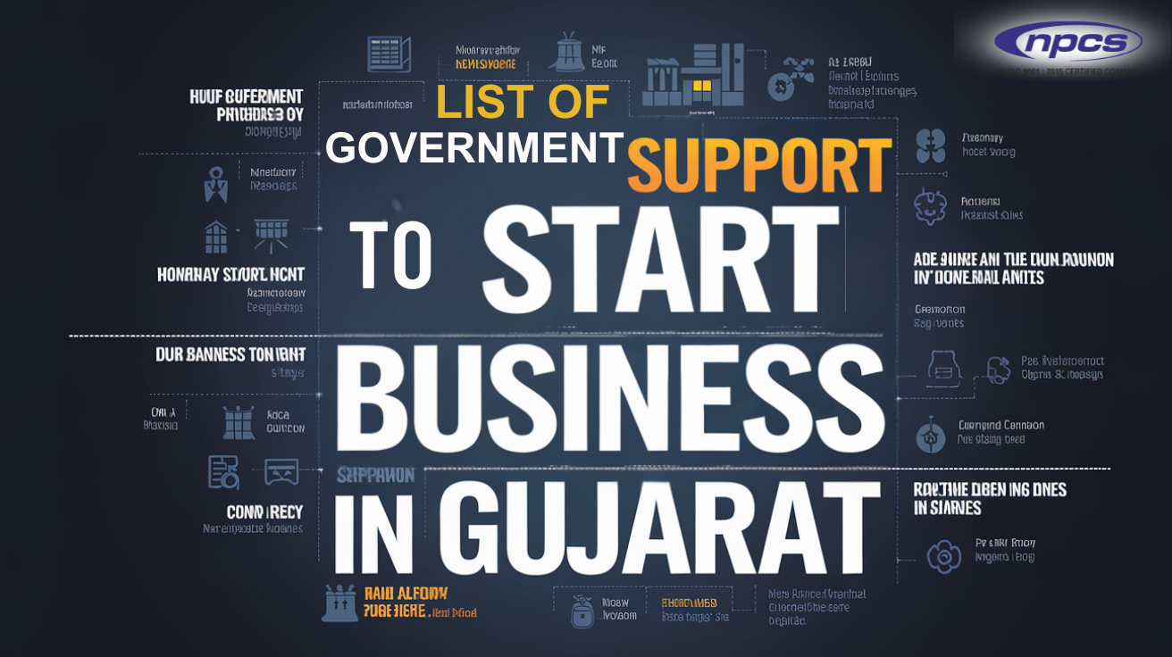 List of government support to start industry in Gujarat