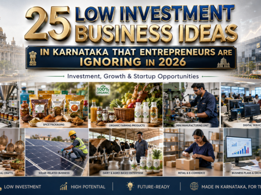 Low Investment Business Ideas in Karnataka