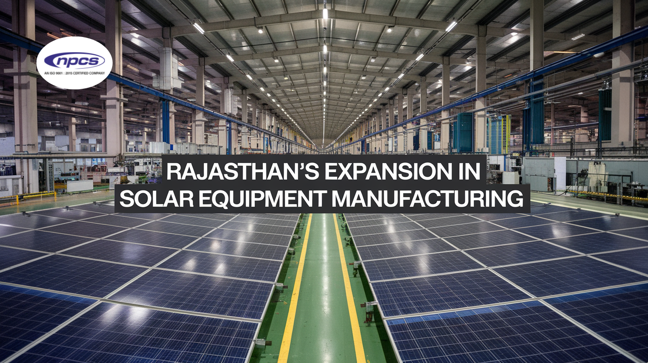 solar equipment manufacturing in Rajasthan