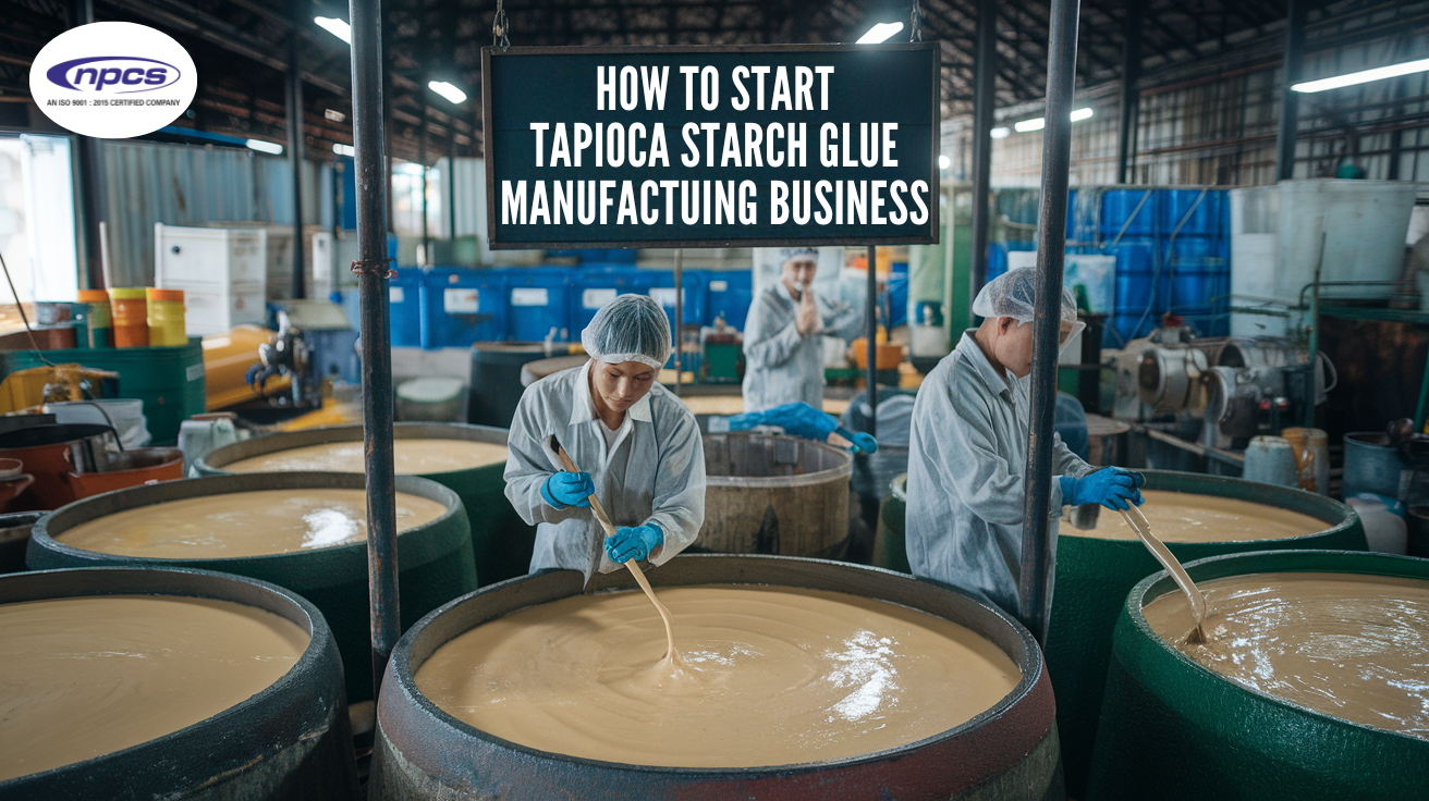 Tapioca starch glue manufacturing