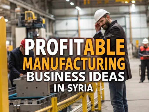 Business opportunities in Syria
