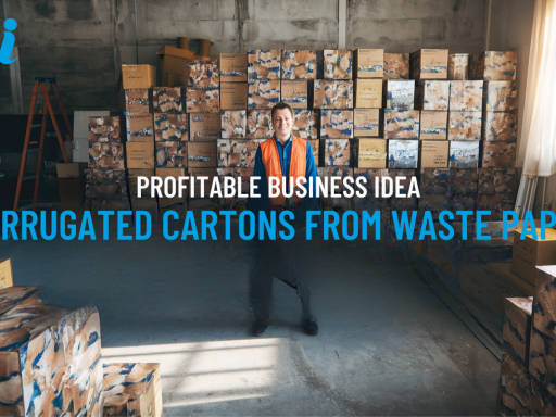 Corrugated carton manufacturing process using recycled waste paper