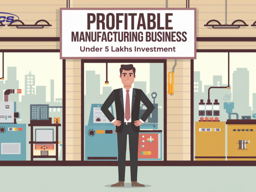 manufacturing business under 5 lakhs