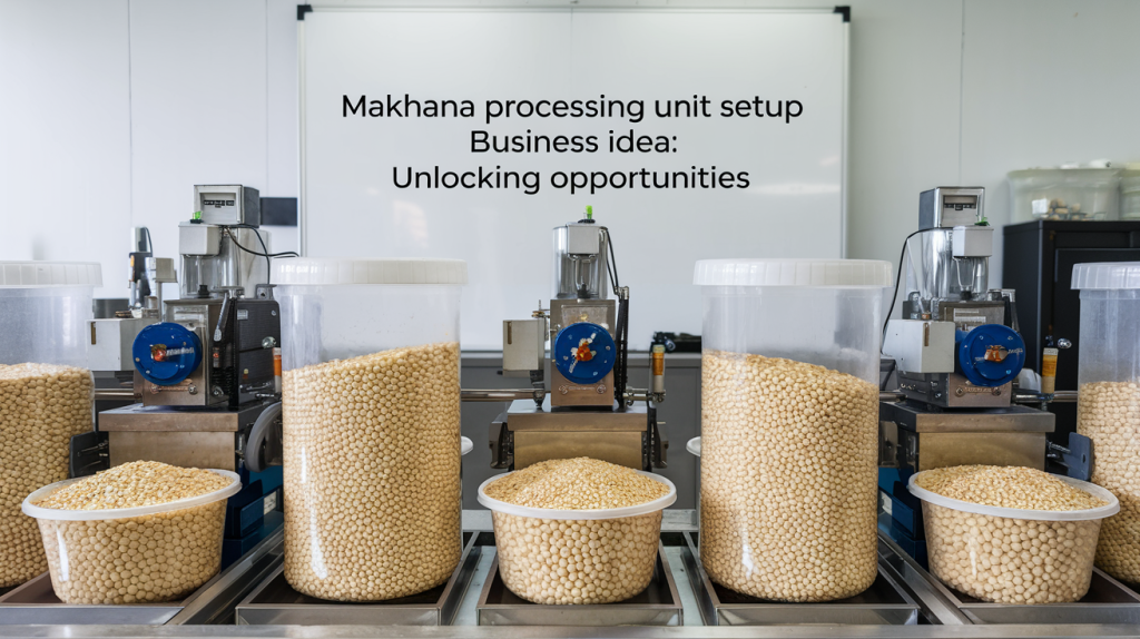 Makhana Processing Unit Setup