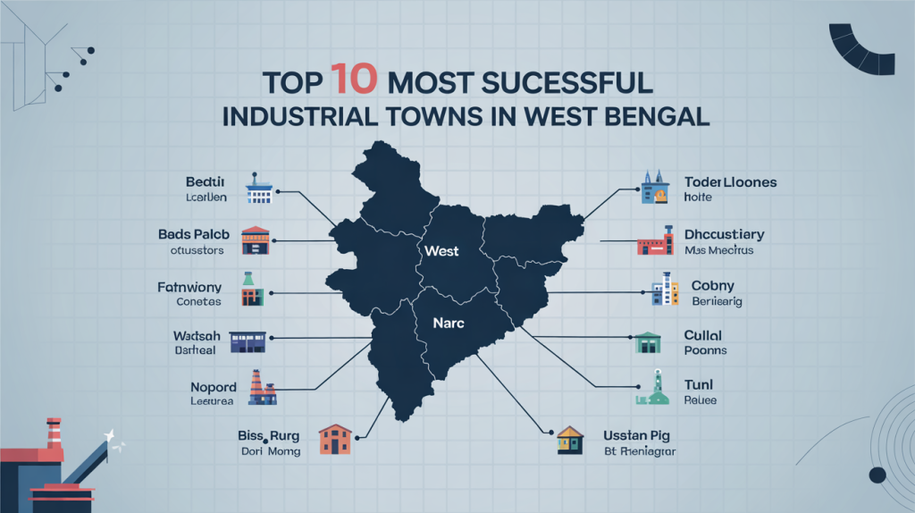 successful industrial towns in West Bengal
