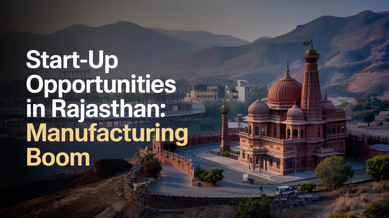 Start-up opportunities in Rajasthan