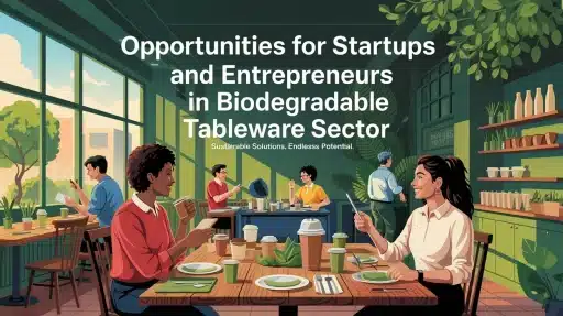 entrepreneur in biodegradable tableware