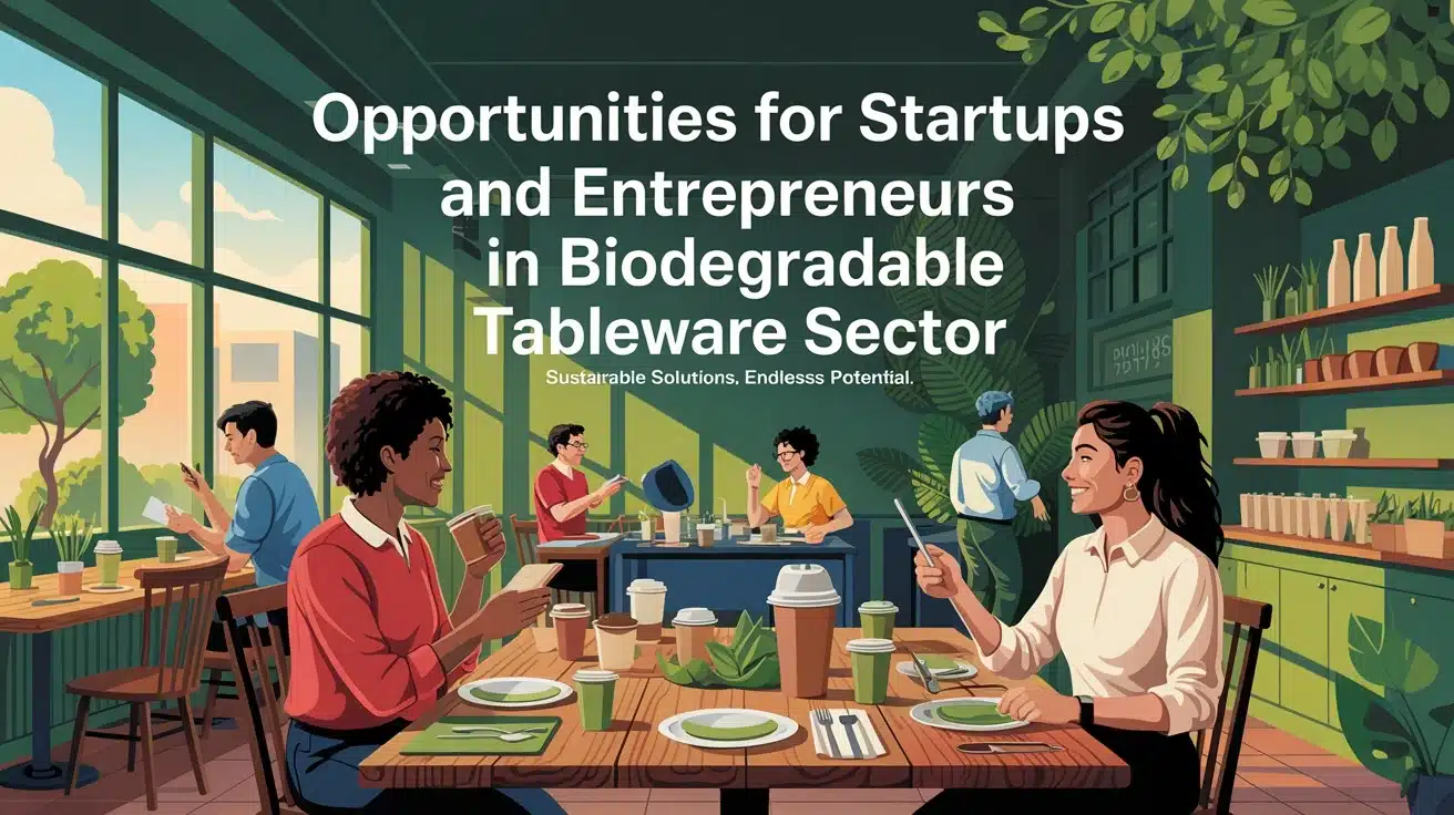 entrepreneur in biodegradable tableware