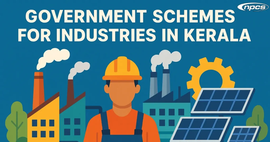 government schemes for industries in Kerala