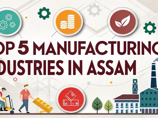 top 5 industries of Assam