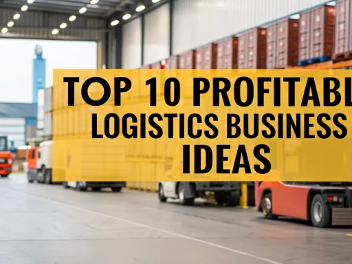 Logistics Business Ideas