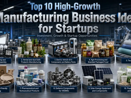 High Growth Manufacturing Business Ideas India