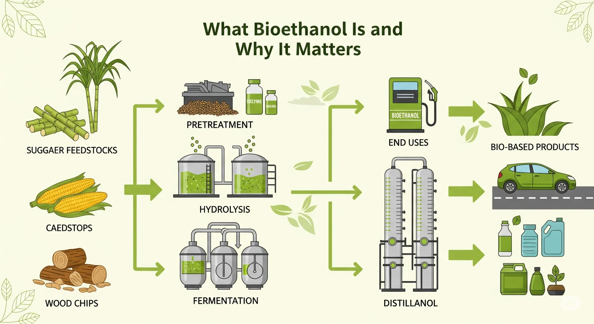 Bioethanol is alcohol