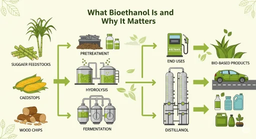 Bioethanol is alcohol