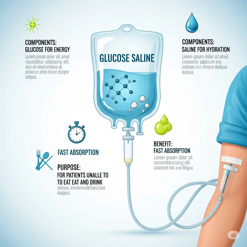 glucose saline