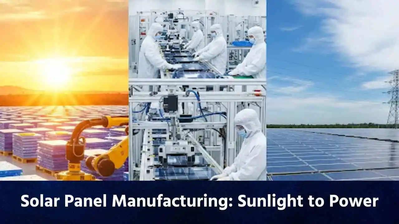 Solar Panel Manufacturing: Sunlight to Power