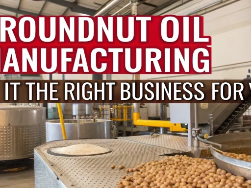 Groundnut Oil Manufacturing
